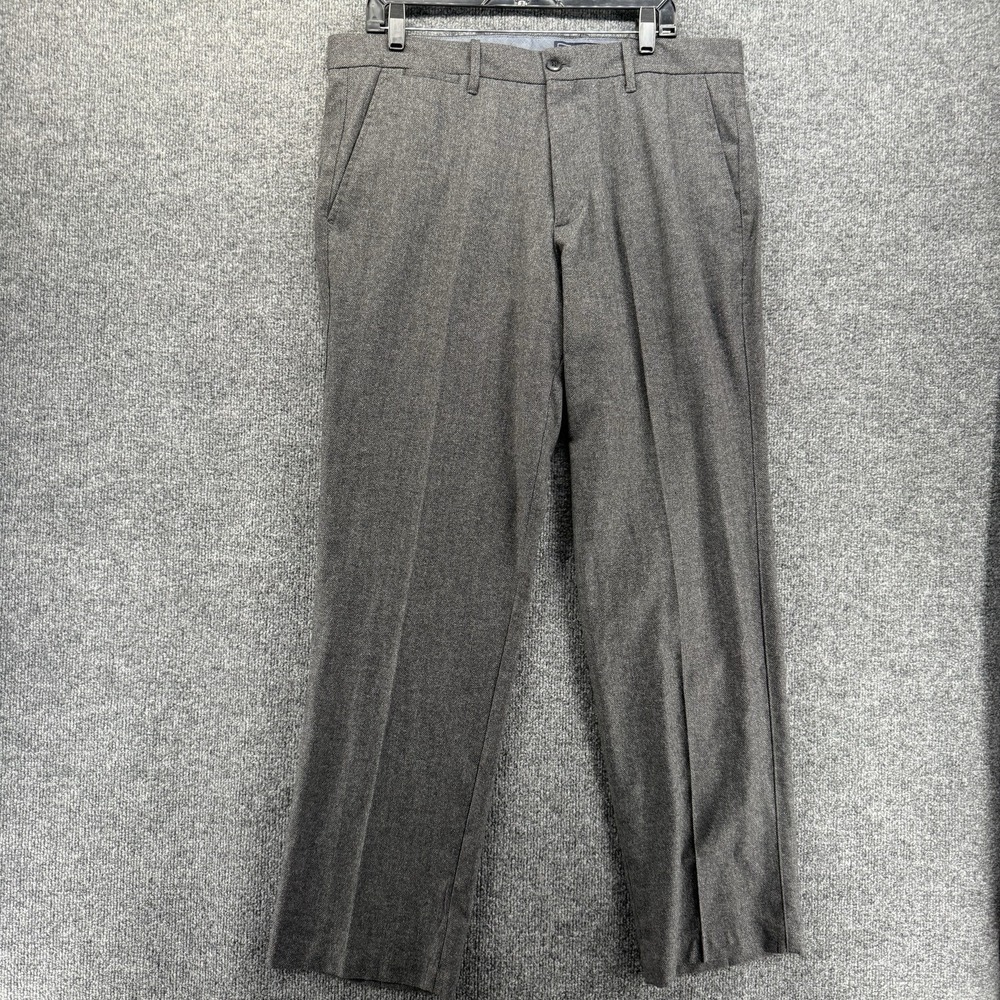 GAP Mens Pants 36x32 Wool Blend Gray Straight Career Office Old Money Preppy